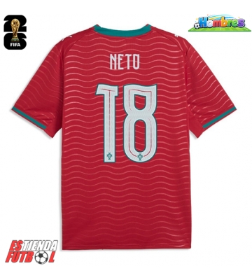 Portugal Pedro Neto #18 Primera Equipación Mundial 2026 Manga Corta